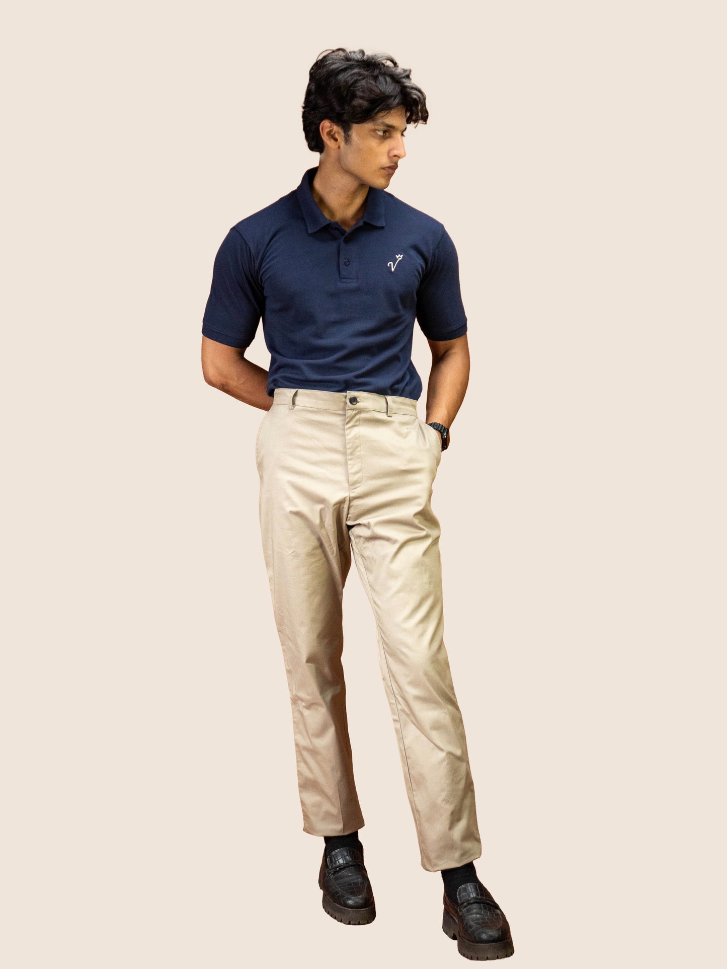 VALMERE POLO IN DEEP NAVY